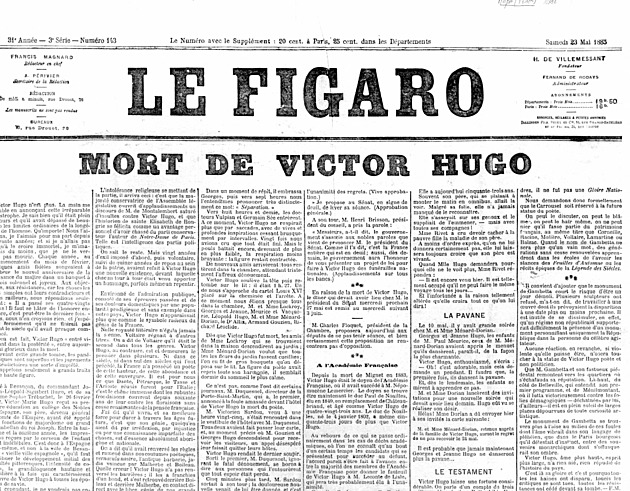 Před 200 lety vyšlo první číslo francouzského periodika Le Figaro