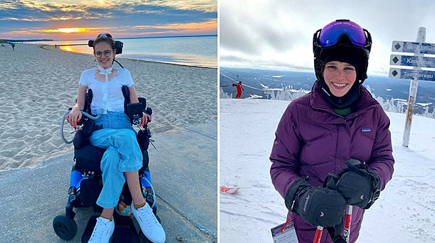 Po pádu na lyžích ochrnula od krku dolů, dnes je z ženy umělkyně