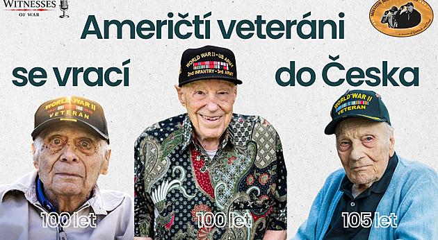 Do Česka přijedou američtí veteráni. Nejstaršímu je 105 let, vrací se i Harry Humason